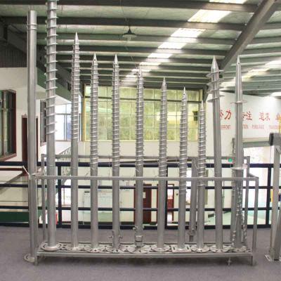 Helical Ground Screw for Solar Project