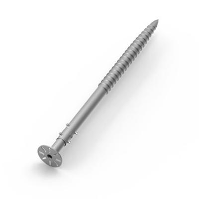 Galvanized Adjustable Ground Screw