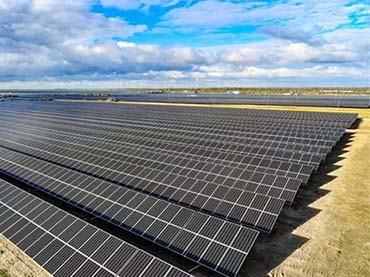 Installation of fixed ground solar panel mounts system