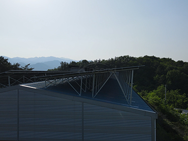 Metal Roof Mounting System 78KW, Korea