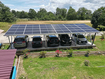 Aluminum Solar Carport , Malaysia