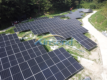 Ground Solar Pv Structure Concrete Foundation