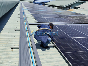 Metal Rooftop Mounting And ZAM Walkway