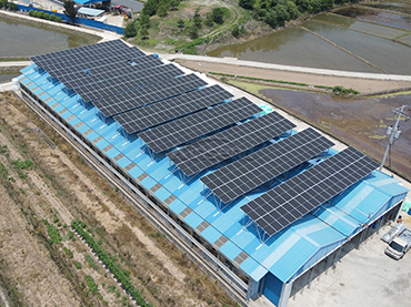 Metal Roof Mounting System 168KW, Korea