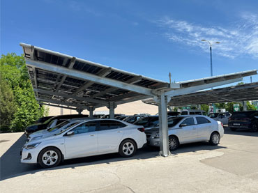 Kinsend’s High-Strength Carbon Steel Photovoltaic Carport